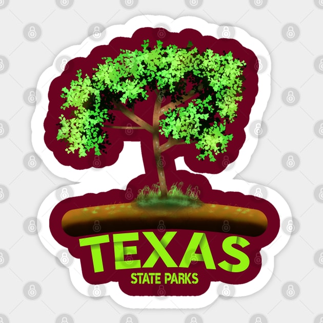 Texas State Parks Sticker by MoMido